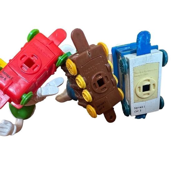 M&M Christmas Train Series 1 Engine Cars 1-6 Holiday Car Set Toppers missing cab - Picture 4 of 9